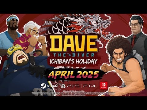 DAVE THE DIVER: Ichiban's Holiday DLC Official Trailer - Coming this April!