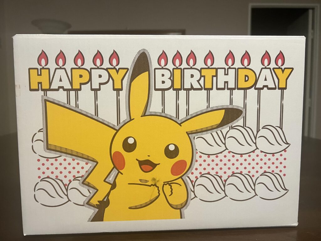 Alone on my birthday and feeling down, went outside to check the mail and had this package waiting for me from Pokemon Center Japan
