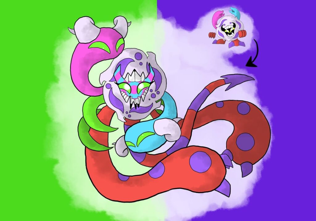 The final evolutions of my horror based starters!