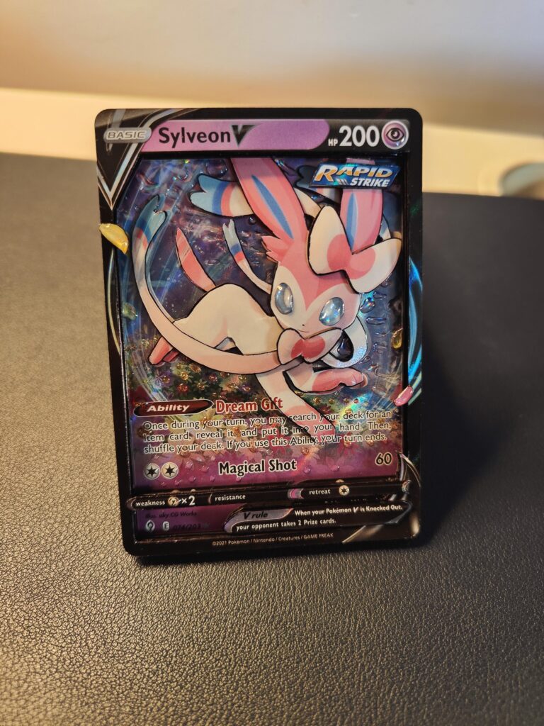 Sylveon Evolving Skies V 3D card [OC]