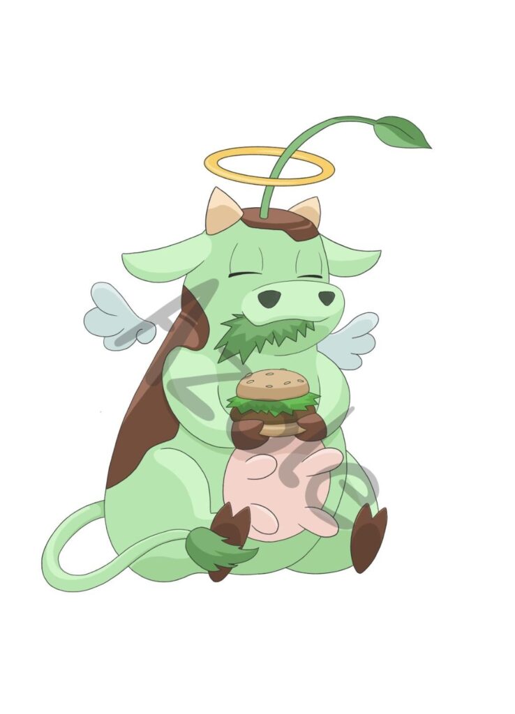 Drew this a long time ago. Her name is Holy Cow!