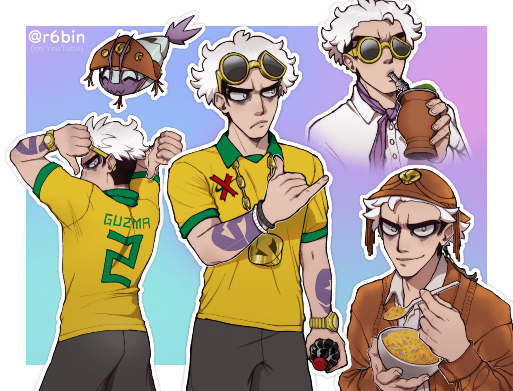 I drew Brazilian Guzma!! [OC]