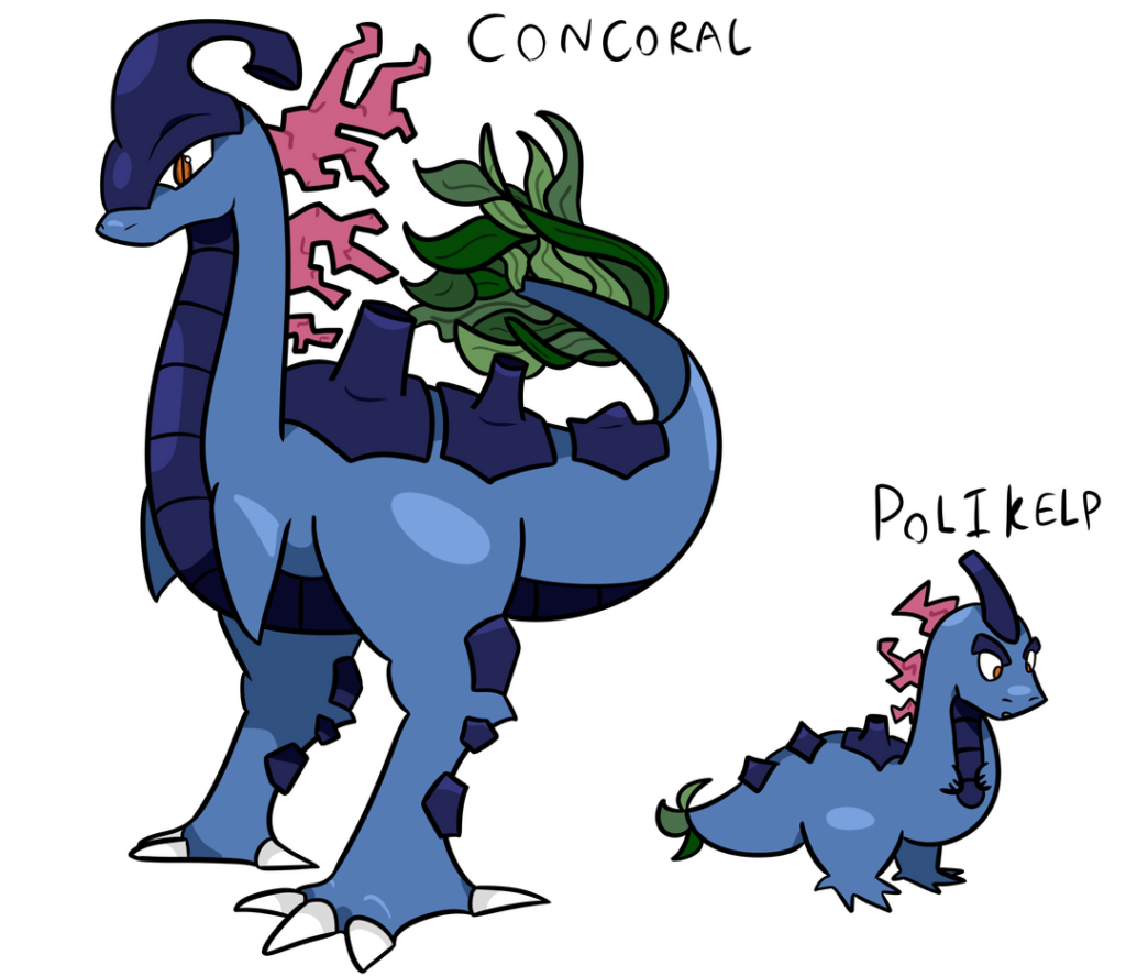 I tried drawing some starter pokemon a while ago