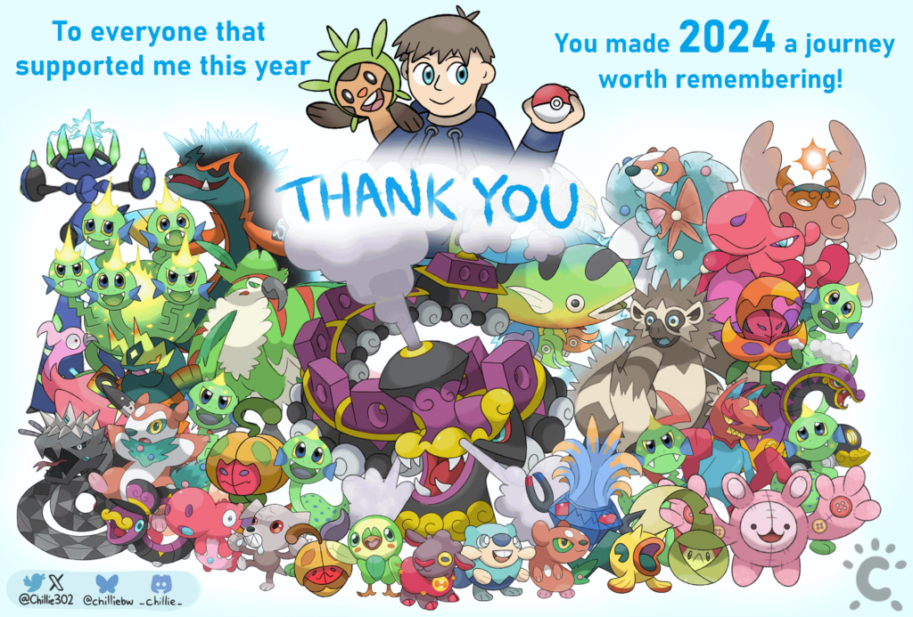 Tribute to 2024: Every Fakemon I Made This Year!