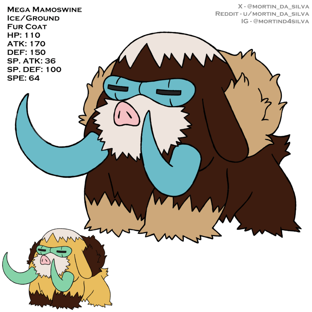 with more Legends Z-A info right around the corner, I felt like designing a Mega to my favorite mon :)