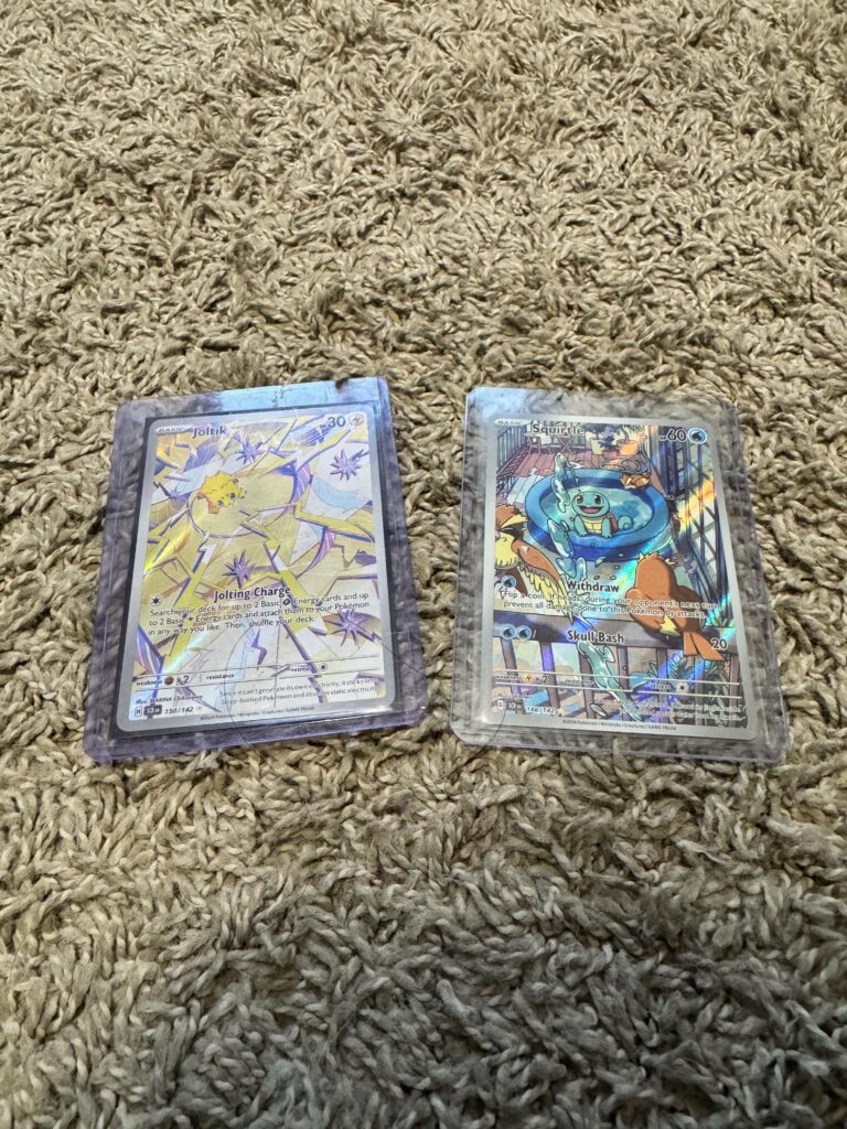 I opened 5 packs of Stellar Crown and pulled these today!!