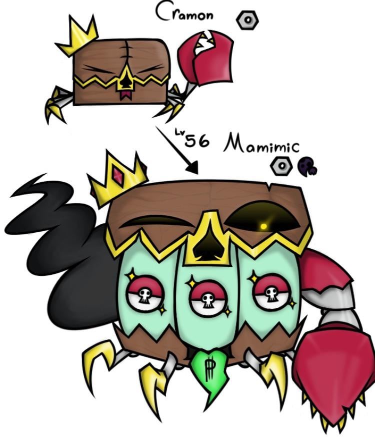 Cramon and Mamimic! The Greedy Crab Pokemon 💰🦀