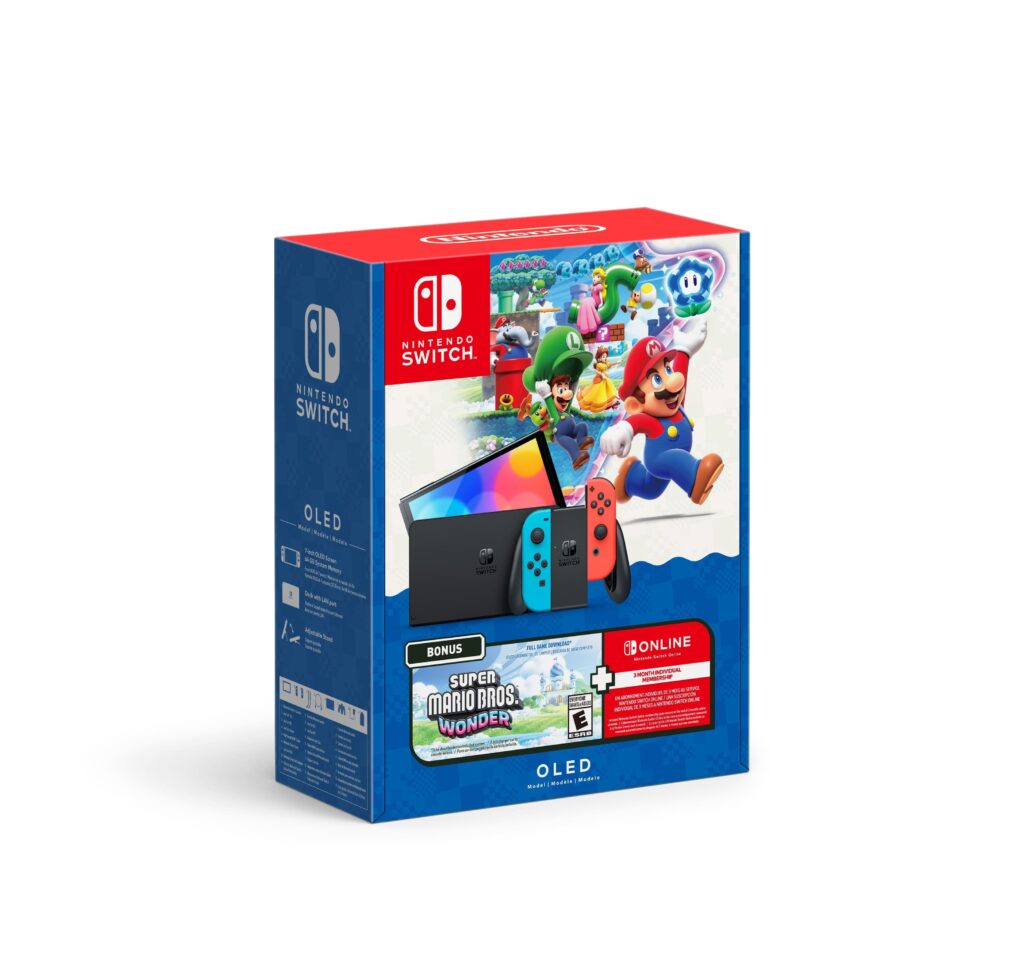 Mario Wonder OLED and 3 month NSO Switch bundle in stock at BestBuy $350 - game is digital