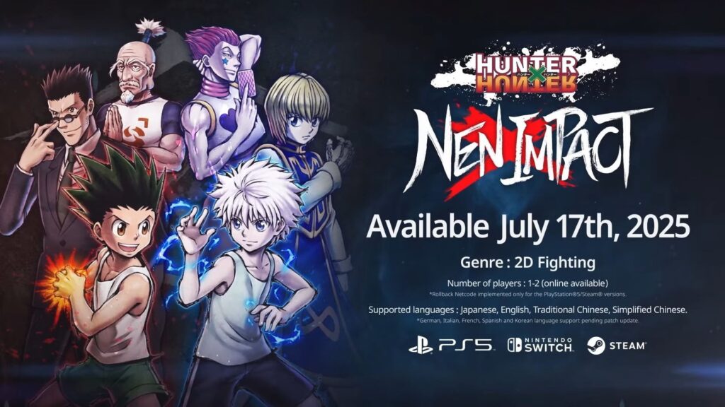 Hunter x Hunter: Nen x Impact launches July 17, DLC character Nephelpito announced