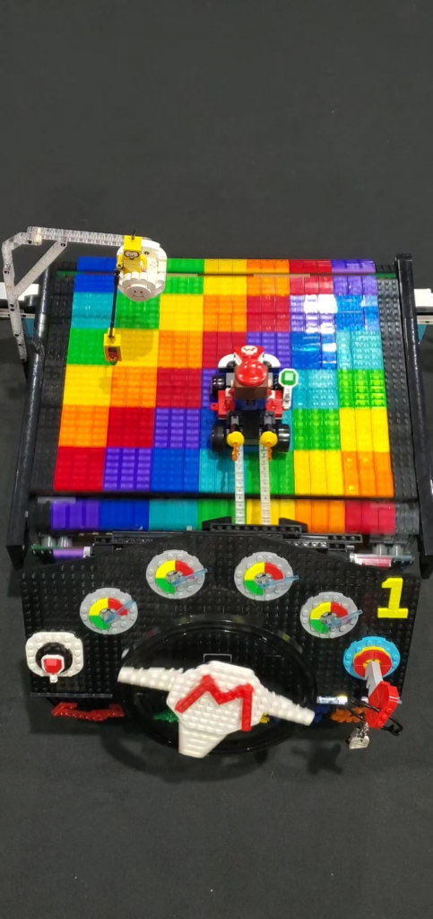 Mario Kart Rainbow Road LEGO Driving Simulator MOC