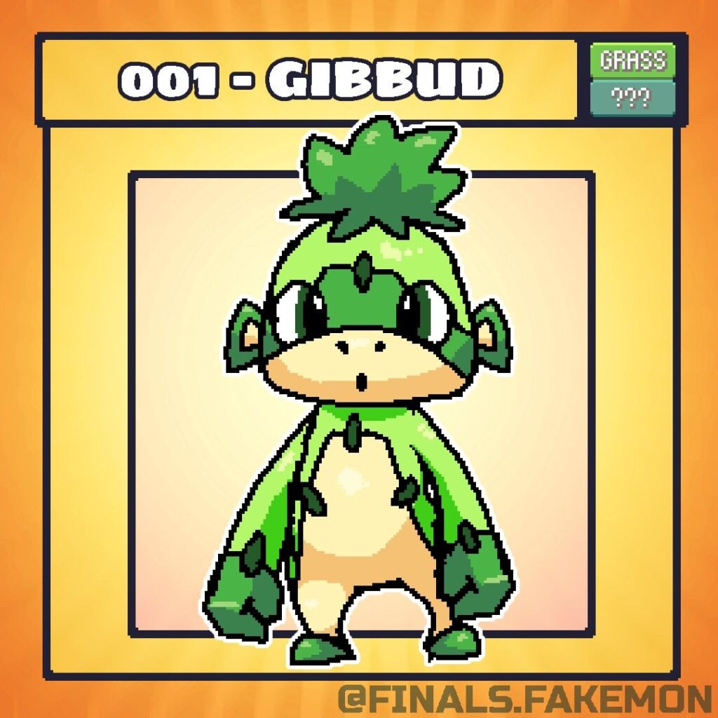 Gibbud, Kittinder, and Fluffrost by @Finals.Fakemon | My New Starters!