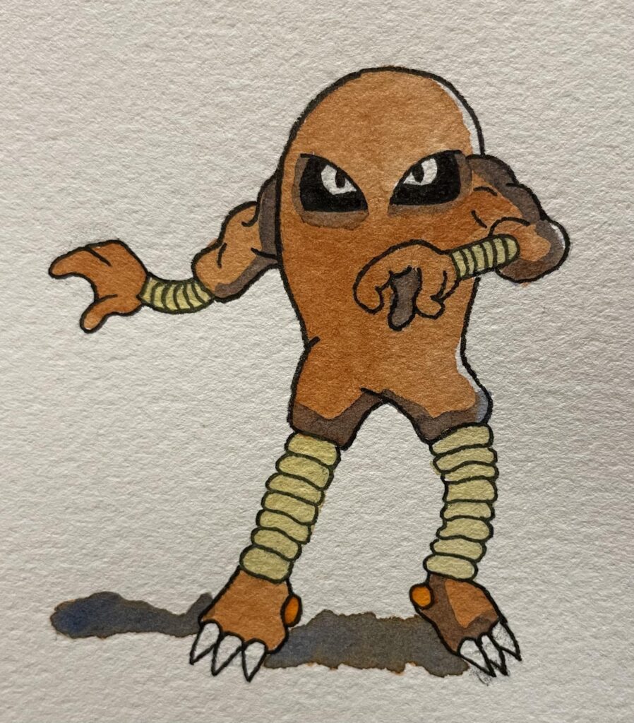 Hitmonlee (by me)