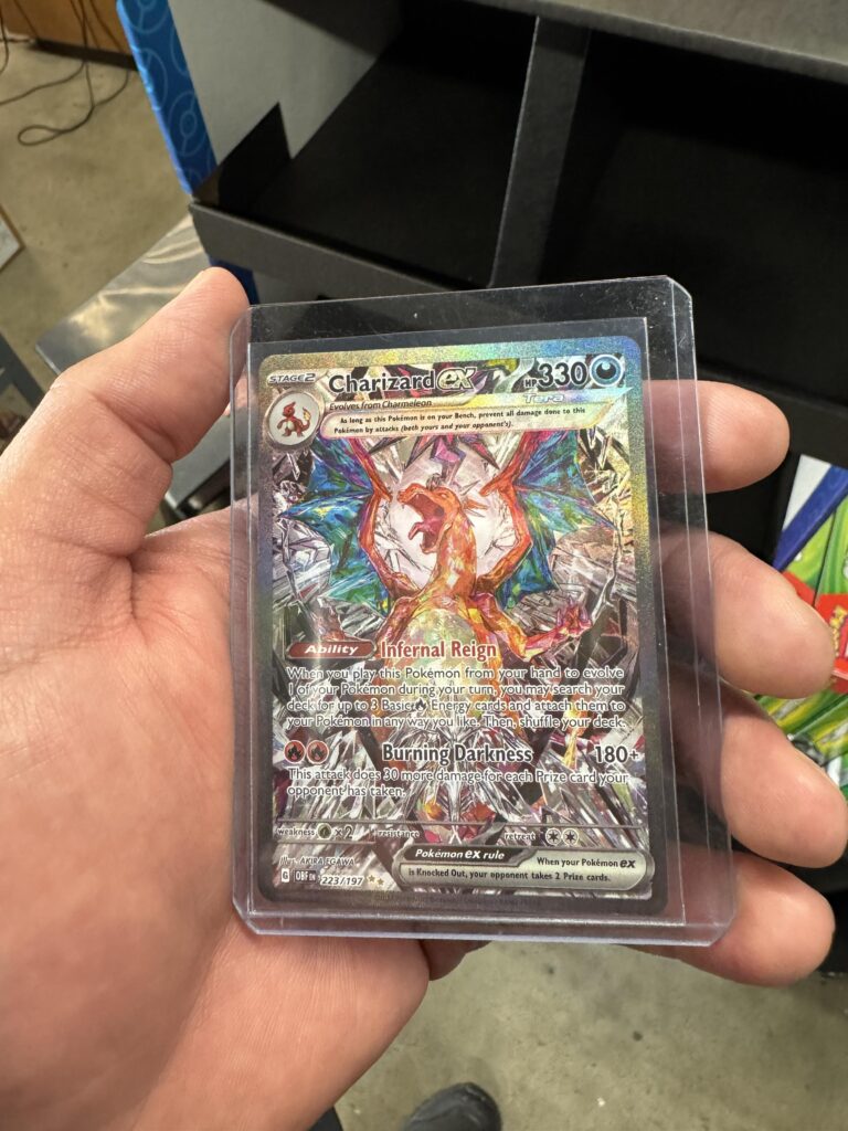 Was gonna buy an ETB for $90 but bought the card I wanted for $75 instead 🤷‍♂️