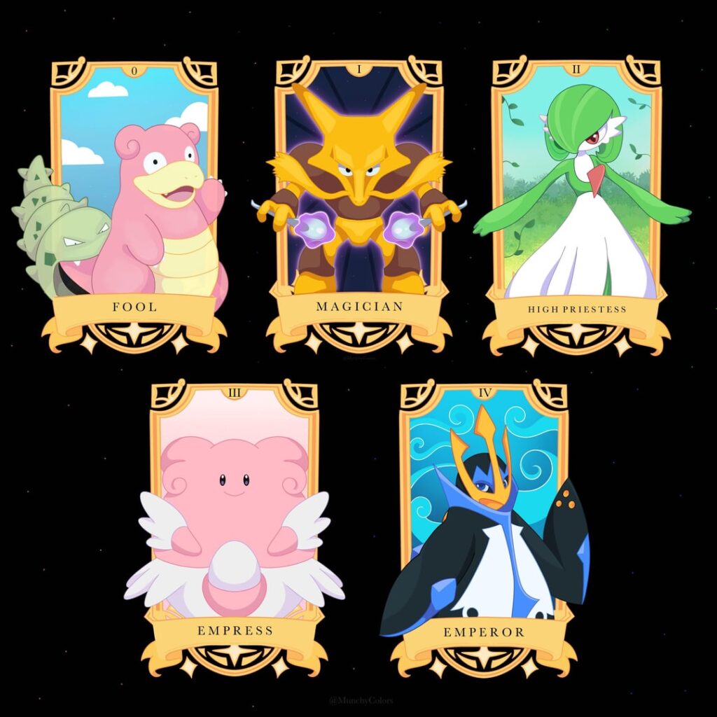Pokémon Tarot Designs Part 1