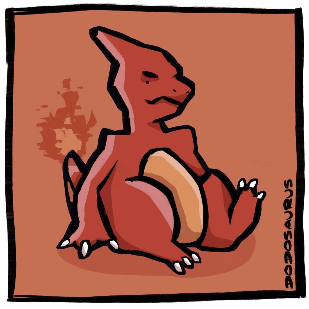 [OC] Charmaleon fanart🔥