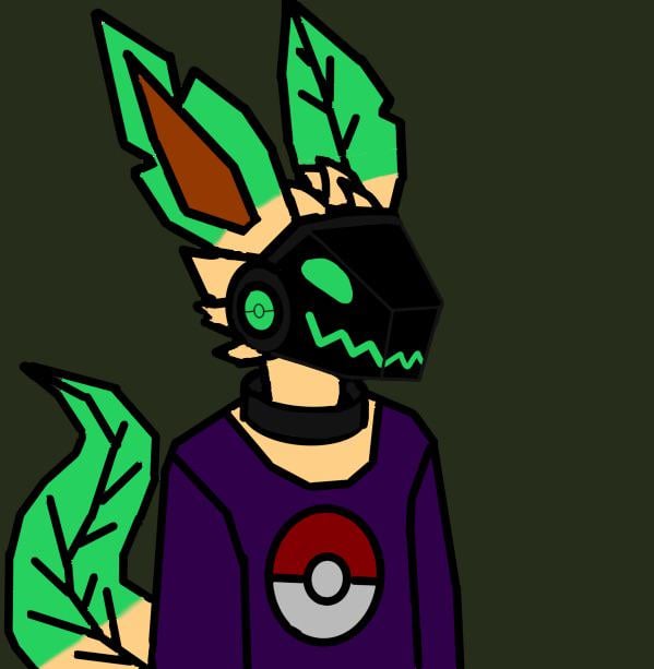 Leafeon themed protogen