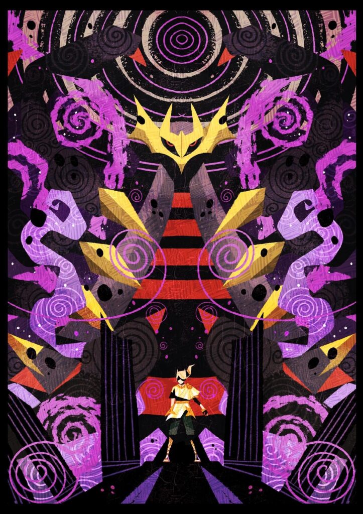 [OC] Volo and Giratina, art by me!