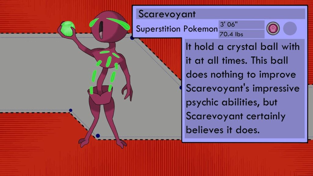 A New Pokemon Has Appeared! Introducing Scarevoyant!