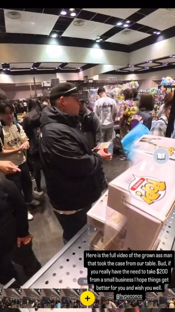 Guy stole a sealed set of prismatic mini tins at hypecon great America today... pretty sad to see
