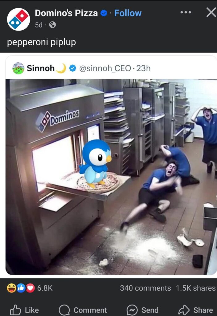 Nooo don't cook the piplup
