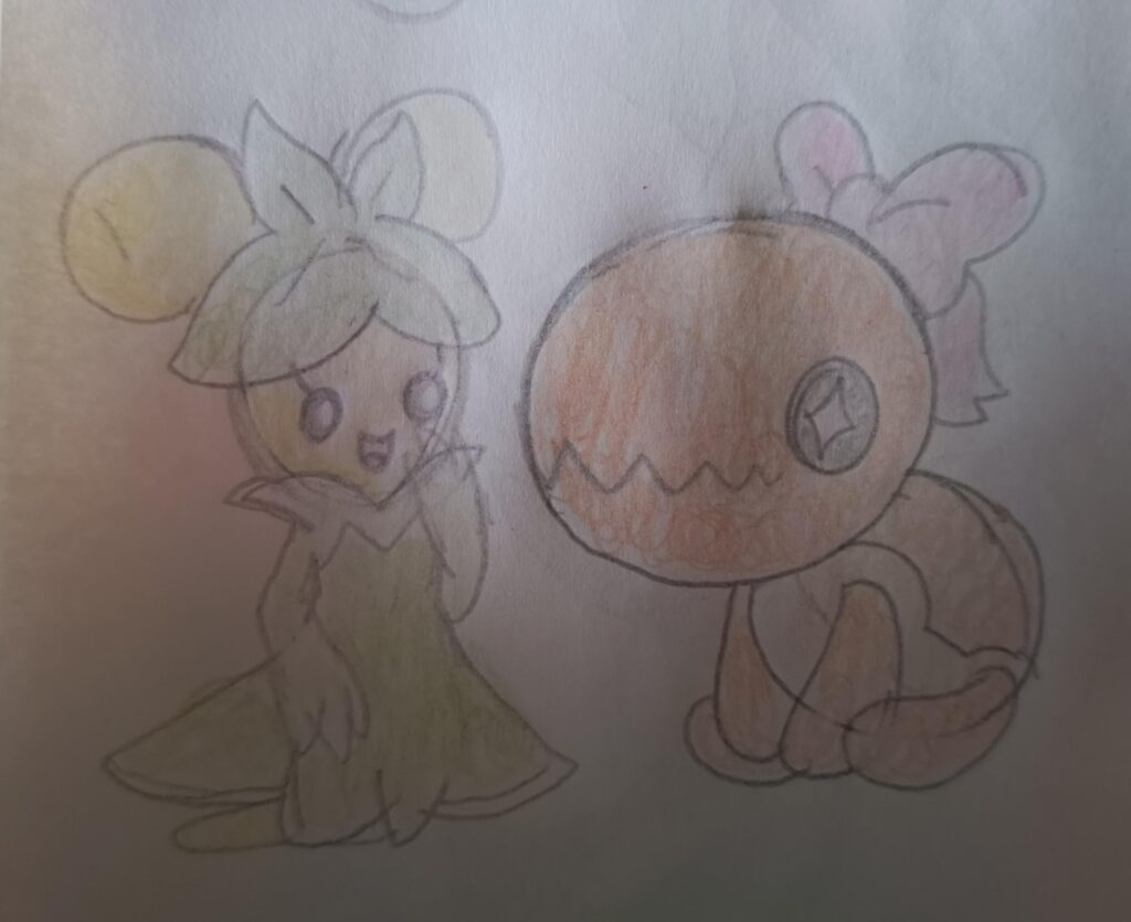 Dolliv and Ribbon Trapinch (OC)