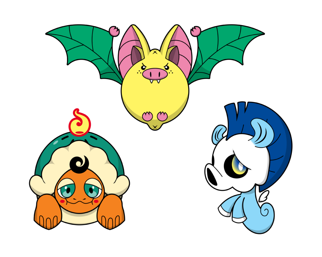 Meet my starters! from my personal project The Wurcia Region