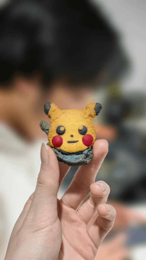 I made a Pikachu cookie!