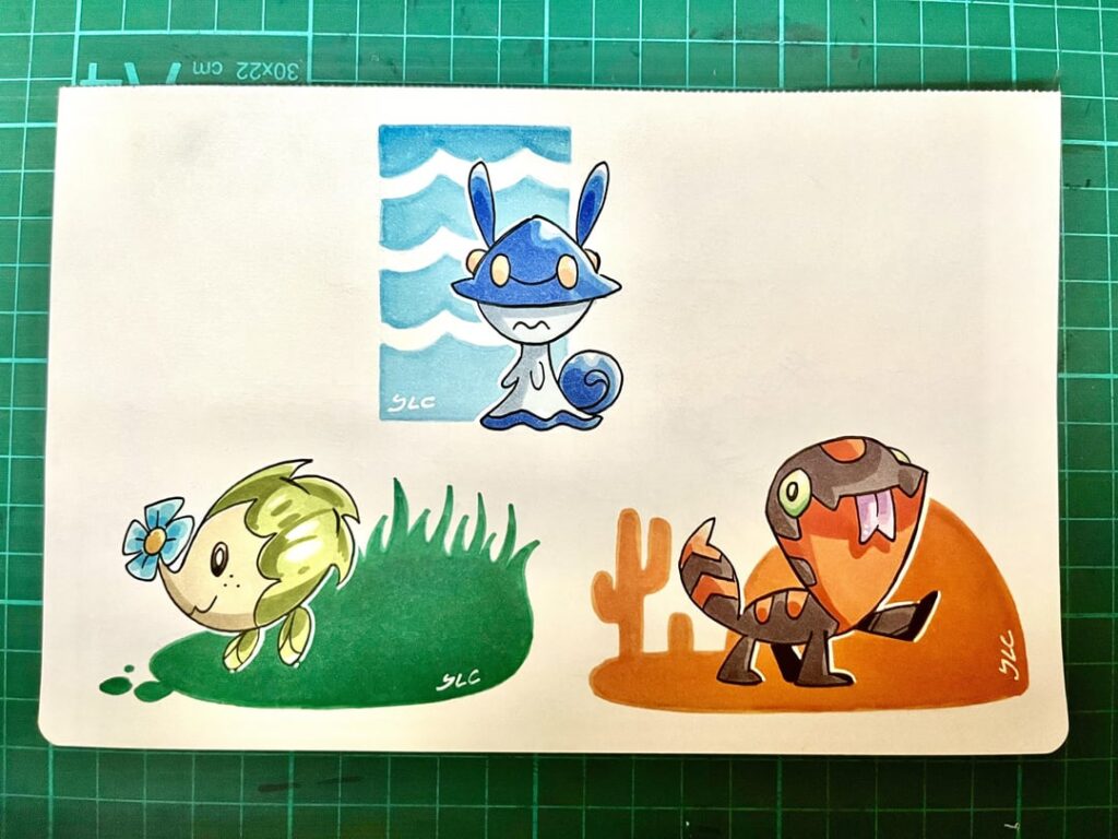 Choose Your Starter 🍃🔥💧