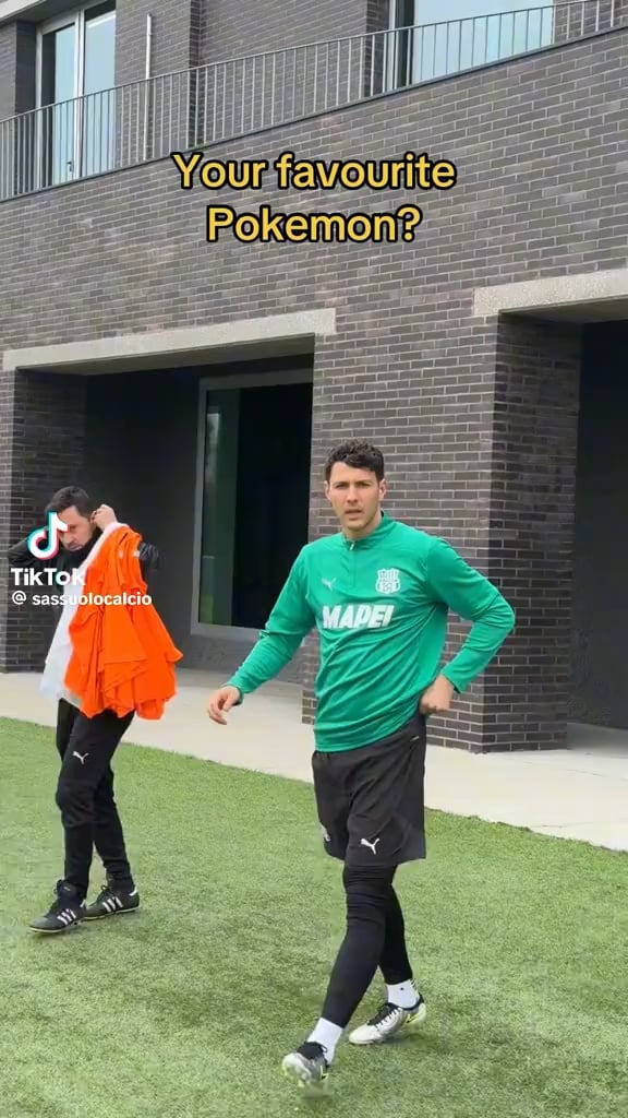 Sassuolo players asked about their favorite Pokémon