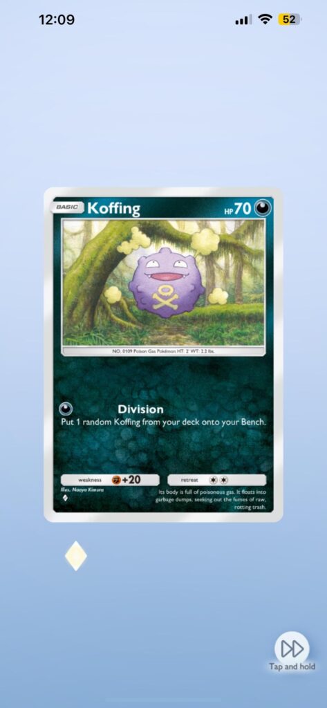 Koffing doodle based on card art