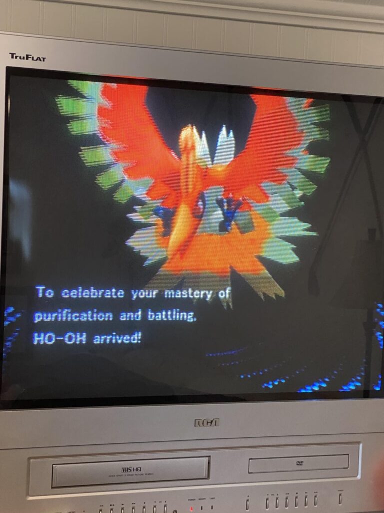 Got the MATTLE Ho-Oh the other day! Probably one of the coolest rewards in all of Pokémon history.