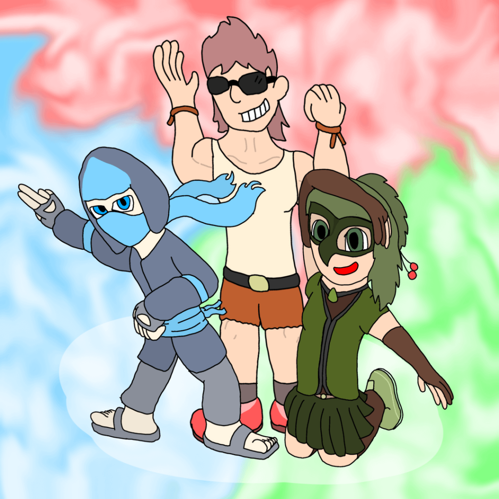 It was only a matter of time before they reared their heads... Meet the Sibling Commanders of Team Trinity, the evil team of the Tamago Region! This is Blaise, River and Branchess, alongside their partner Pokemon- Primal Torkoal, Lapris and Tropius!
