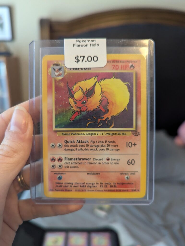 I got the original Flareon Holo for $7 today