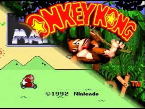 Donkey Kong Country weird glitch