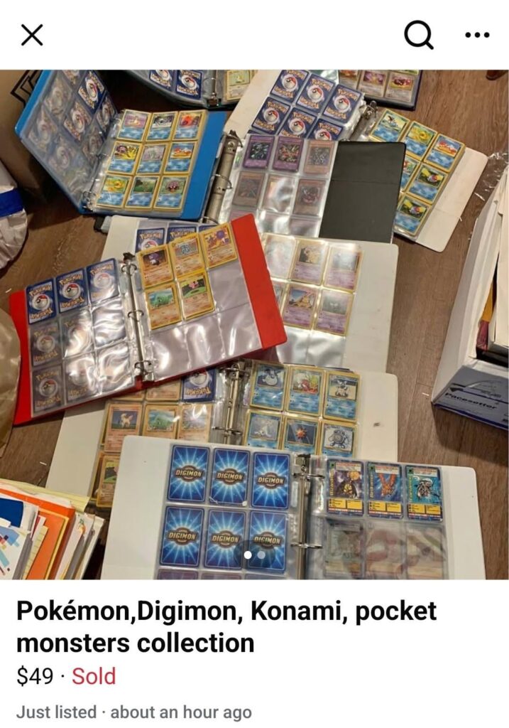 Old stash of Pokemon and others found