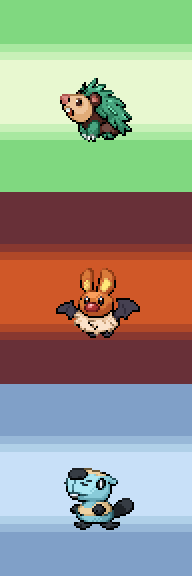 Your starter in the Skybound Islands has evolved!? Meet Firpine, Charccubus, and Watawaddle!