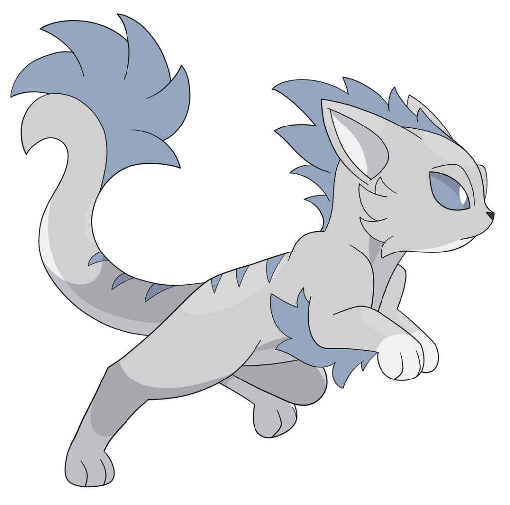 Velocikitty and Tigerannus (Normal/Dragon-Type)