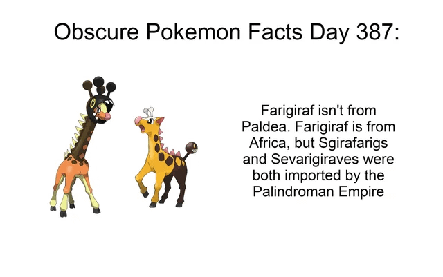(Parody) Obscure pokemon facts!