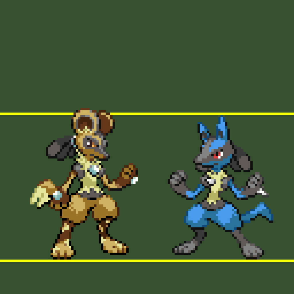 Regional Variant Lucario Sprite