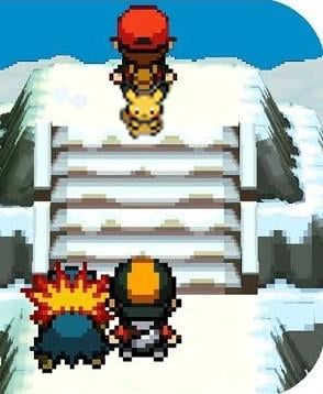 Pokémon Heart Gold & Soul Silver Red and Pikachu