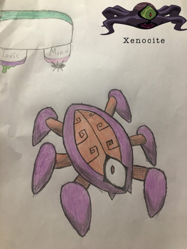 fakemon based on aliens from *Ben 10* v2