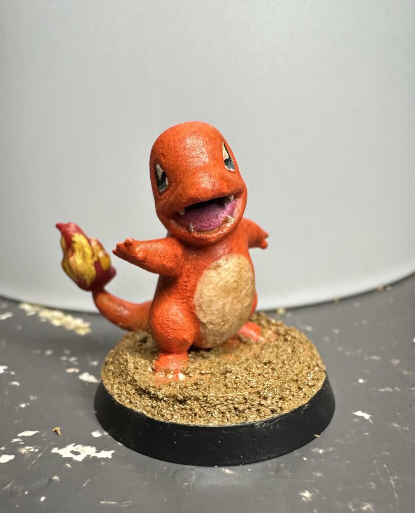 Charmander that I printed and painted [OC]