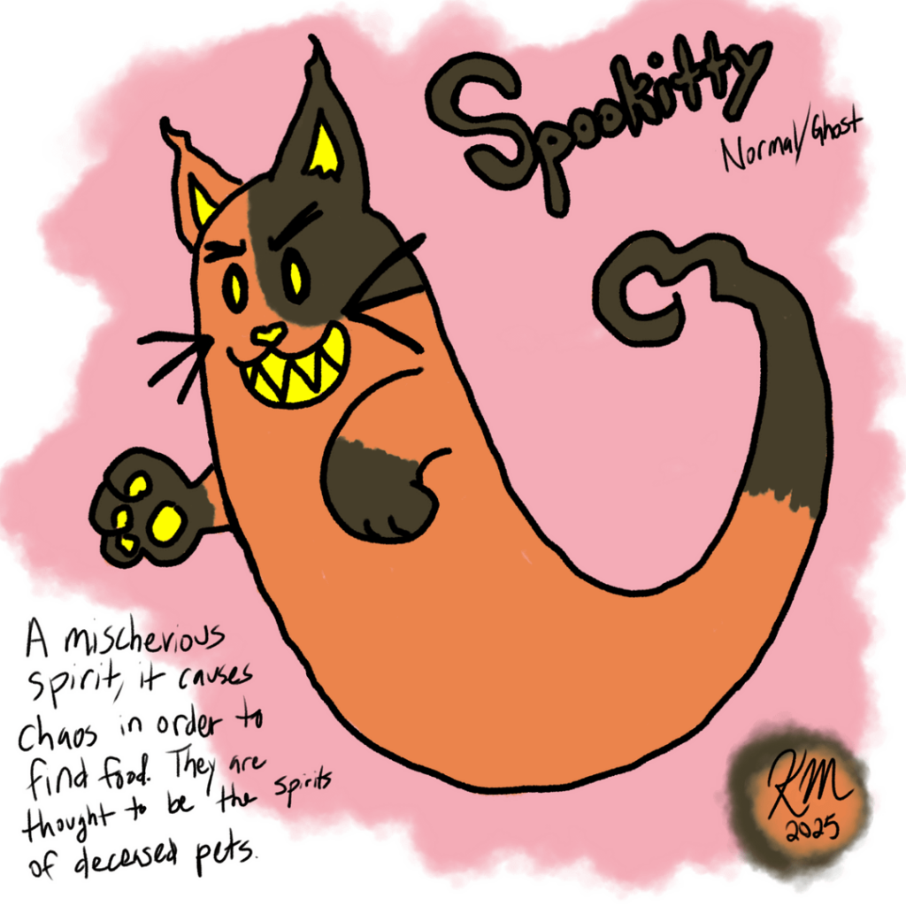 a new fakemon ghost kitty!