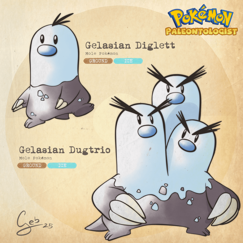 Ancient Dugtrio species, link to full dex in comments