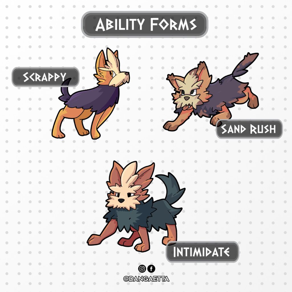 What if abilities changed the appearance of a Pokemon?  Herdier
