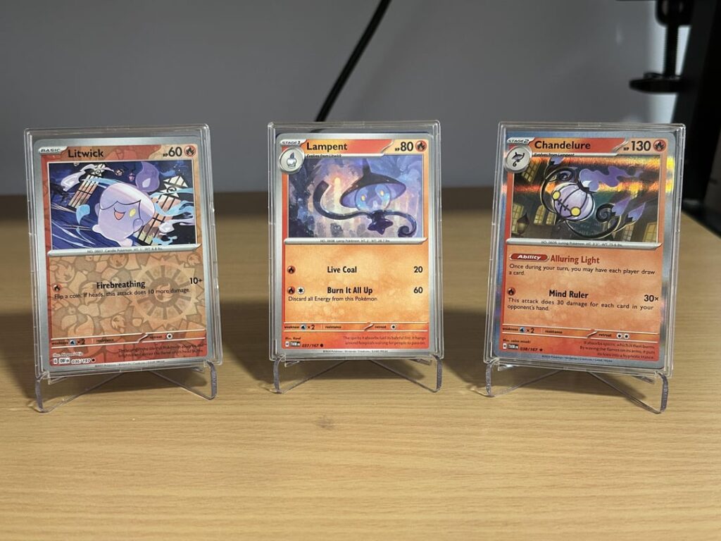 These were my favorite Pokémon as a kid, and I’m so glad I got the full evolution. They mean more to me than the rarest cards.