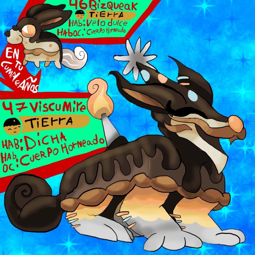 Inspirados en el bizcochuelo, los pasteles de lodo y la vizcachas traigo a estos roedores nwn