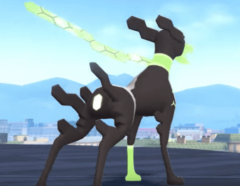 Why does Zygarde have a blinking butthole