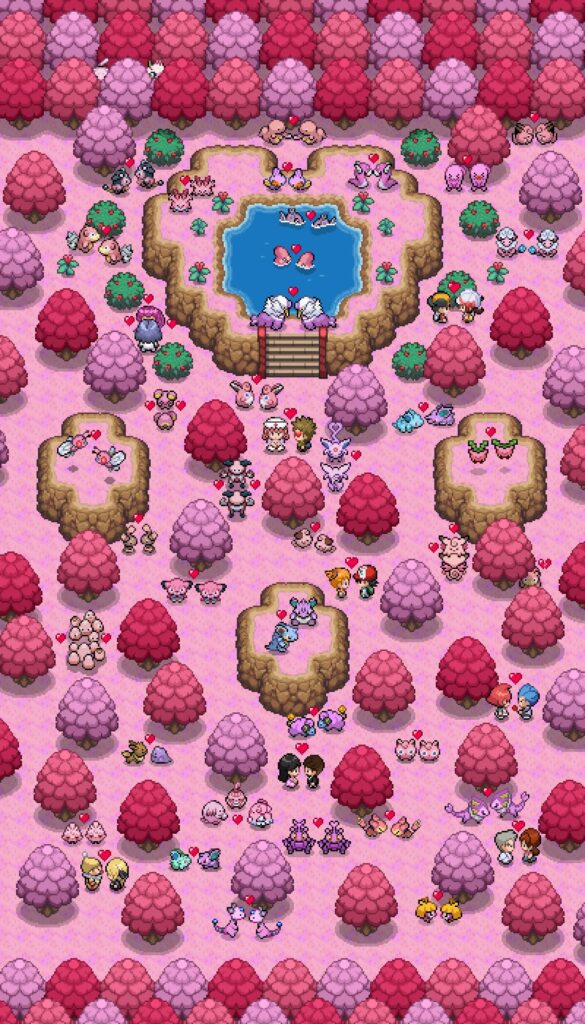 [oc] - Can you find who doesn’t have a Valentine? Tileset used was made by princess-phoenix on deviantart :)