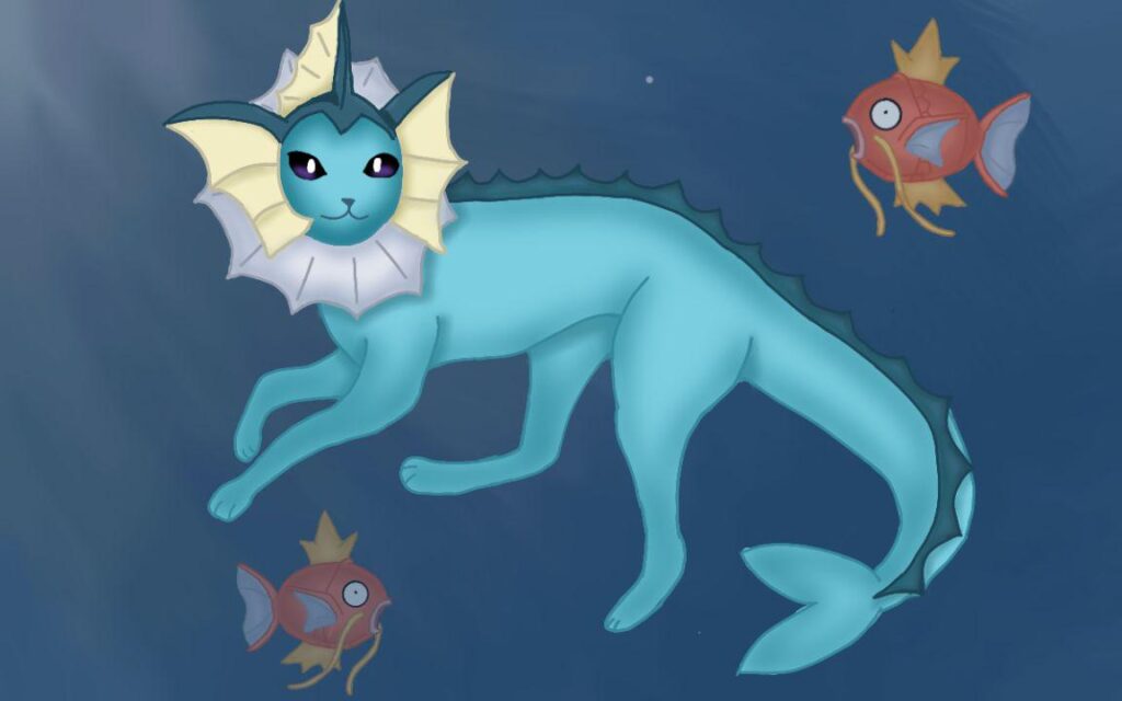 A Vaporeon drawing I did